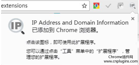 IP Address and Domain Information插件安装使用