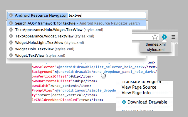 Android Resource Navigator插件图片