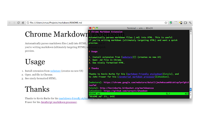 Markdown Preview Plus插件图片