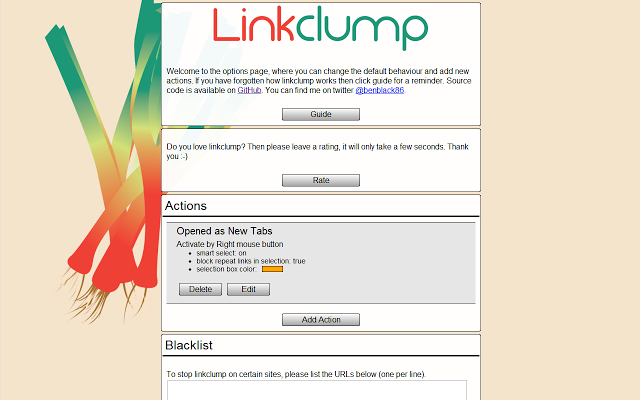 Linkclump：可以一次性打开多个链接的浏览器插件 Chrome插件图片