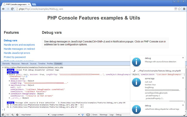 PHP Console插件图片