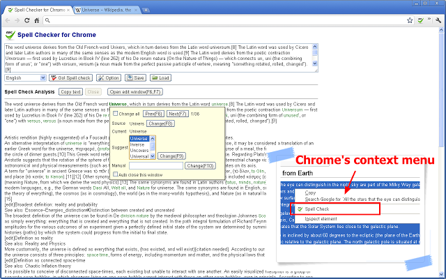 Spell Checker for Chrome插件图片