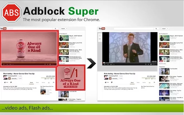 广告屏蔽插件-Adblock Super插件图片