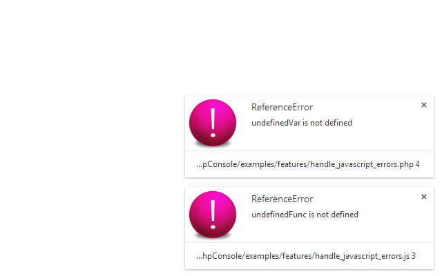 JavaScript Errors Notifier插件图片