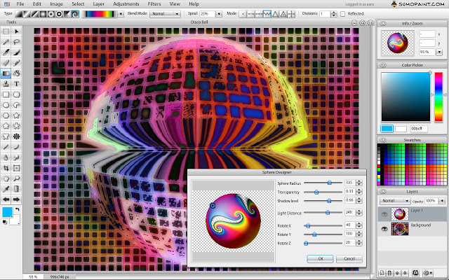 Sumo Paint：绘画和图像编辑处理应用插件图片
