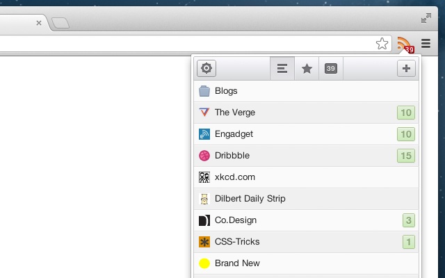 RSS Feed Reader - 浏览器简易RSS阅读插件图片