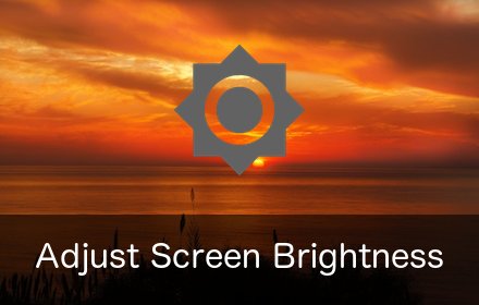 Adjust Screen Brightness