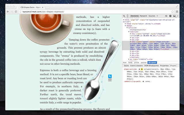 CSS Shapes Editor v1.3.0插件图片