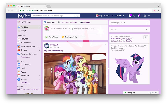 Ponyhoof v2.421 Chrome插件图片