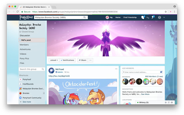 Ponyhoof v2.421 Chrome插件图片