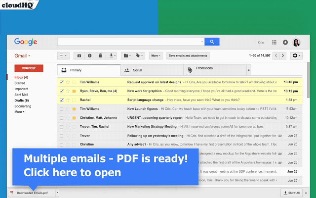 Save emails to PDF v1.1.0.10插件图片