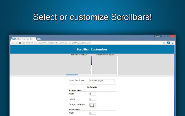 Scrollbar Customizer v1.3.1插件图片