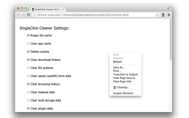 SingleClick Cleaner v2.2.0.0插件图片