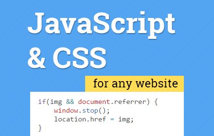 User JavaScript and CSS