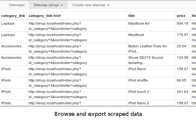Web Scraper v0.3.8插件图片