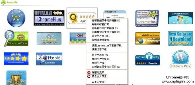 View Image Info (properties) Chrome插件