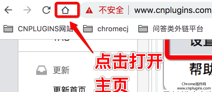 设置chrome主页