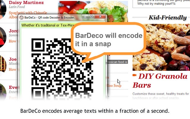 BarDeCo: QR Code Decoder & Encoder/Generator插件图片