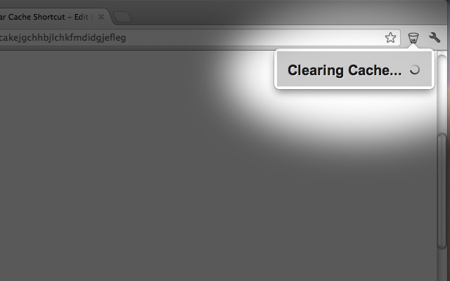 Clear Cache Shortcut - 一键清理浏览器缓存 Chrome插件图片