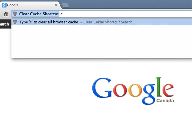 Clear Cache Shortcut - 一键清理浏览器缓存插件图片
