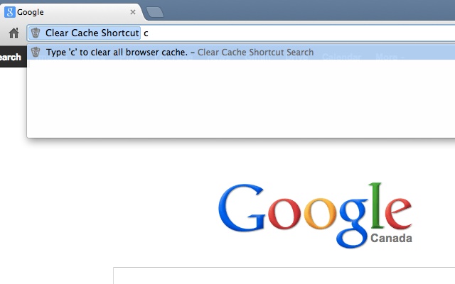 Clear Cache Shortcut - 一键清理浏览器缓存 Chrome插件图片