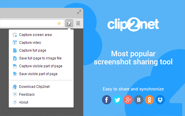 Clip2net: Screenshot Capture & Annotate Chrome插件图片