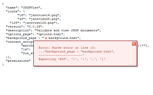 JSONView：web开发格式化和高亮插件 Chrome插件图片