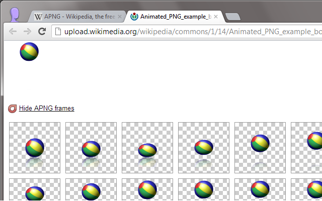 APNG - 在谷歌Chrome浏览器支持动画PNG图像 Chrome插件图片