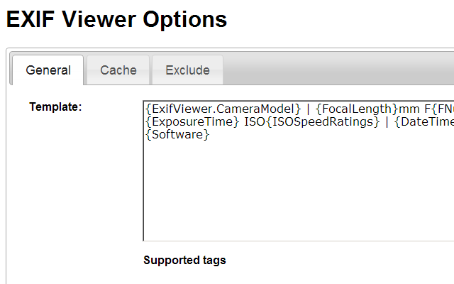 EXIF Viewer：exif信息查看器插件图片