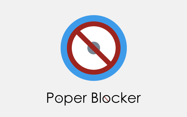 Poper Blocker：屏蔽弹窗式广告 Chrome插件图片