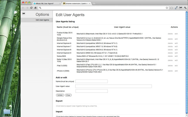 User-Agent Selector：Chrome模拟移动设备访问插件插件图片