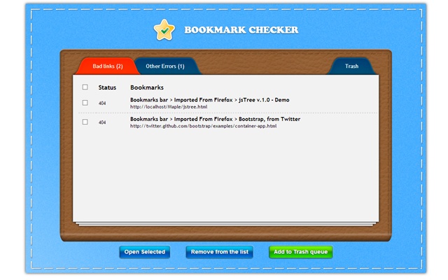 Bookmark Checker插件图片