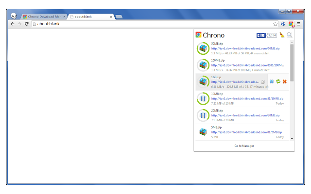 Chrono下载管理器 Chrome插件图片