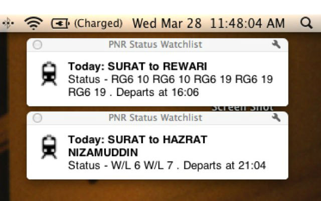 PNR Status Watchlist插件图片