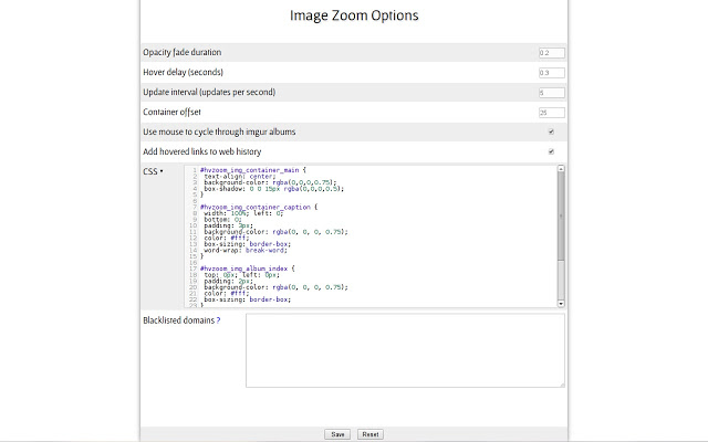 Image Zoom插件图片