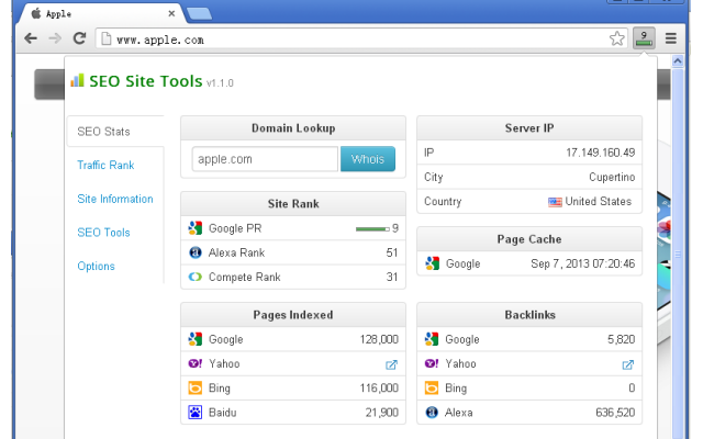 SEO Site Tools, Site Analysis图片