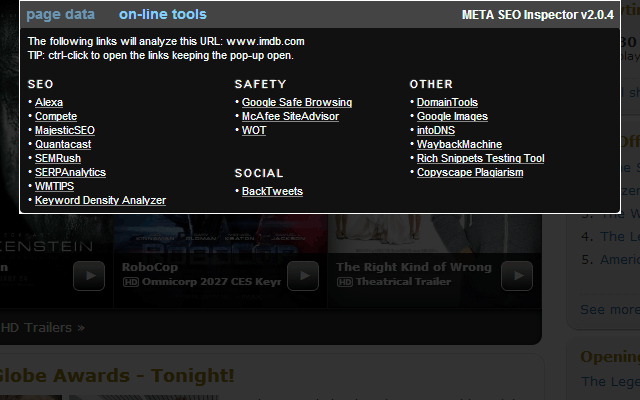 META SEO inspector - 不错的seo插件插件图片