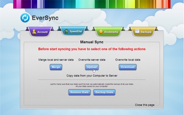 EverSync  - 同步书签，备份收藏夹插件图片