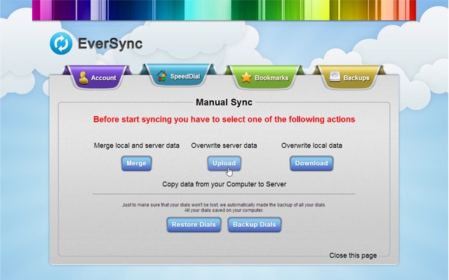 EverSync  - 同步书签，备份收藏夹插件图片