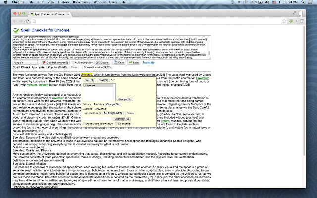 Spell Checker for Chrome插件图片