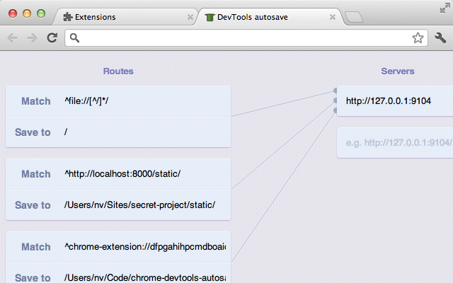 DevTools Autosave Chrome插件图片