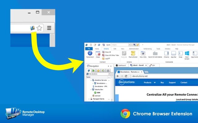 Remote Desktop Manager For Chrome插件图片