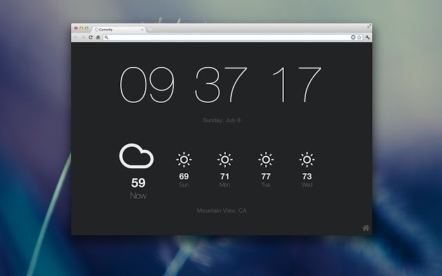 Currently - 天气预报插件 Chrome插件图片