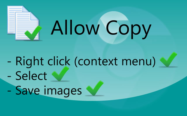 Allow Copy Chrome插件图片