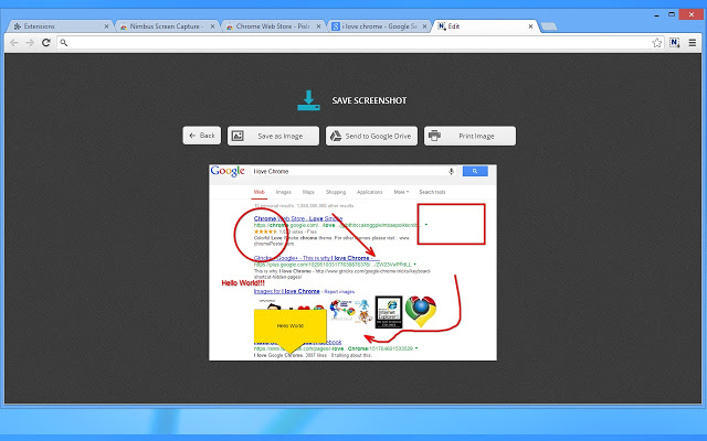 网页截图、截屏插件-Nimbus Screenshot Chrome插件图片