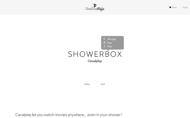 Fontface Ninja - 一键识别字体并下载 Chrome插件图片