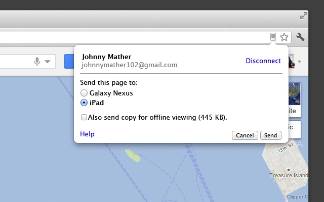 Chrome to Mobile插件图片