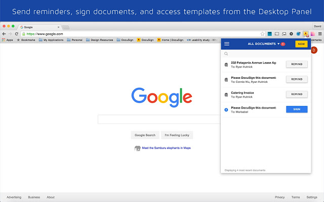 DocuSign - Sign Documents for Free Chrome插件图片