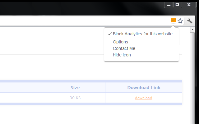 Block Yourself from Analytics Chrome插件图片