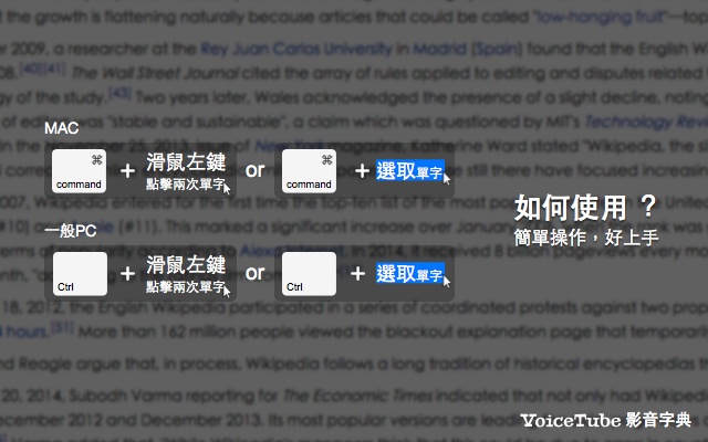 VoiceTube Dictionary 影音字典插件图片